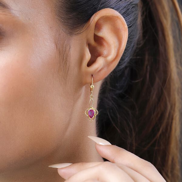 Ilakaka Rosa Saphir Ohrringe - 1,87 ct. image number 3