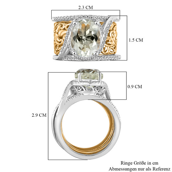 Prasiolith Ring - 5,51 ct. image number 8