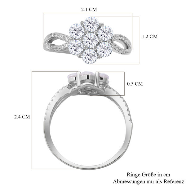 LUSTRO STELLA Zirkonia Ring - 0,97 ct. image number 4