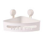 Dreieckiger Eckschrank, Größe 25,5x25,5x10,5 cm, Weiß
