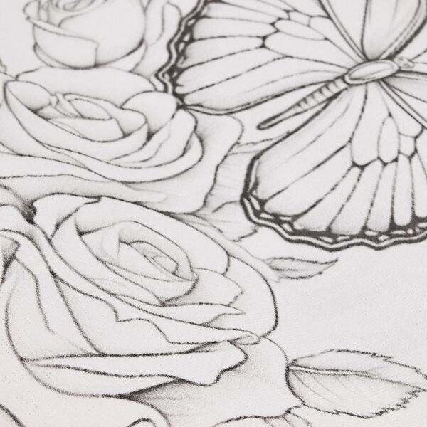 4er-Set Malset mit Acrylmarkern und Aufbewahrungsbox, Vogel-, Schmetterlings- und Flamingo-Skizzen image number 10