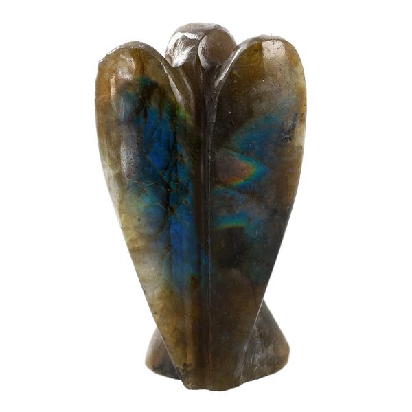 The 5th Season - Engelsfigur aus echtem Edelstein in Geschenkverpackung, Labradorit image number 4