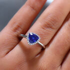 RHAPSODY AAAA Tansanit und Diamant-Ring, VS E-F, 950 Platin  ca. 1,37 ct image number 2
