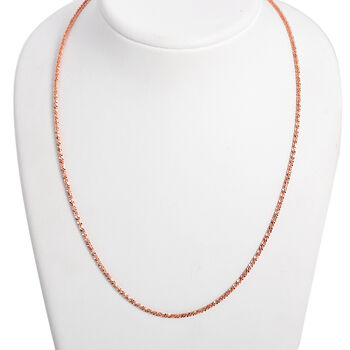 Kette, 60cm, 925 Silber ros&eacute;vergoldet