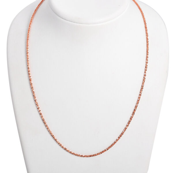 Kette, 60cm, 925 Silber ros&eacute;vergoldet image number 1