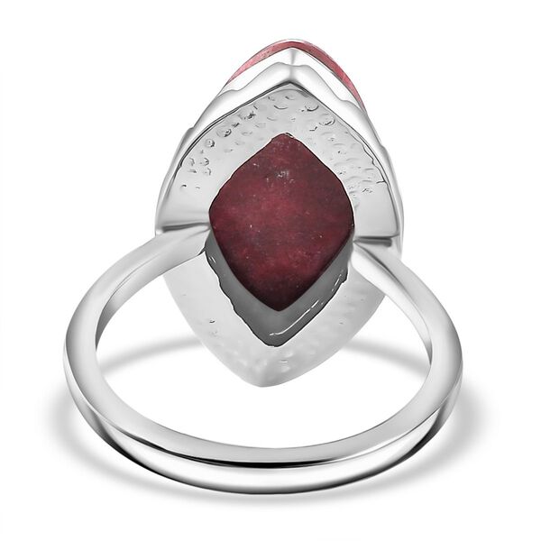 AA Norwegischer Thulit Ring, Silberfarben (Größe 17.00) ca. 9.90 ct image number 6