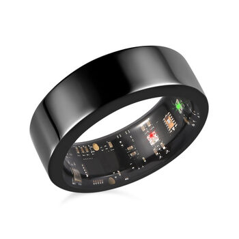 Soul Smart - V1 Smart Unisex Ring, G-Sensor, Herzfrequenzsensor, schwarz