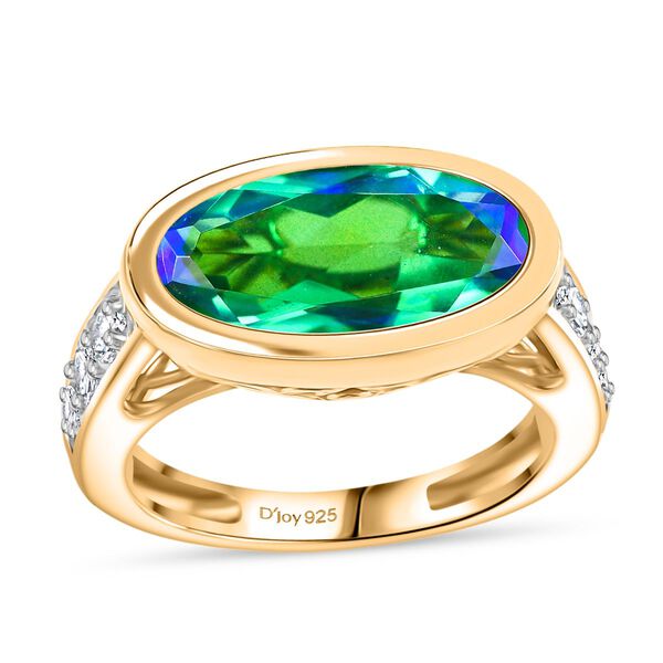 D’Joy Pfau Triplett Quarz und Zirkon Ring - 5,28 ct. image number 4