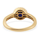 Masoala Saphir Solitär-Ring, 925 Silber vergoldet, 1,29 ct. image number 5