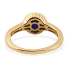 Masoala Saphir Solitär-Ring, 925 Silber vergoldet, 1,29 ct. image number 5