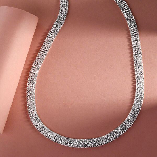 Garibaldikette, ca. 50 cm, 925 Silber, ca. 24,08g image number 2