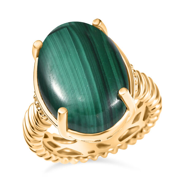 Malachit Ring - 10,06 ct. image number 4