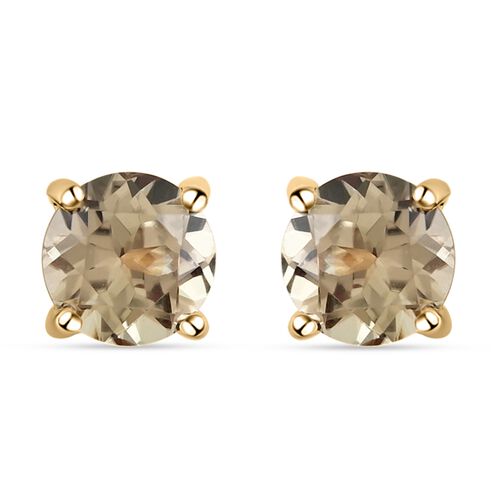 ILIANA AAA Turkizit-Ohrstecker, 750 Gelbgold ca. 3,00 ct image number 0