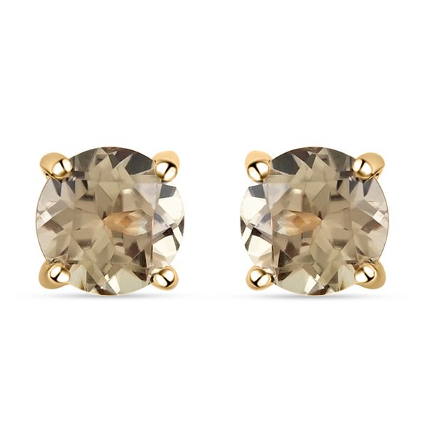 ILIANA AAA Turkizit-Ohrstecker, 750 Gelbgold ca. 3,00 ct image number 0