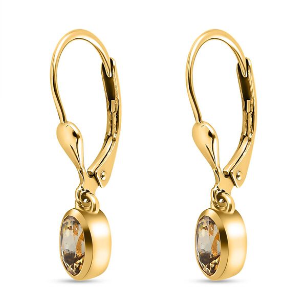 AA Nat&uuml;rliche, goldene Tansanit-Ohrh&auml;nger image number 4