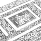 Handgefertigtes Ring Koffer mit Aluminium Prägung, 56x33x5 cm, Schwan image number 6