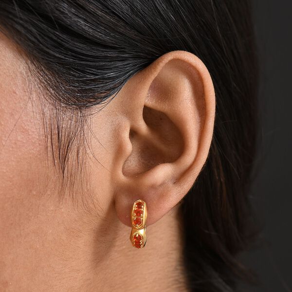 D'Joy AAA Blaze Feueropal Ohrringe - 0,56 ct. image number 3