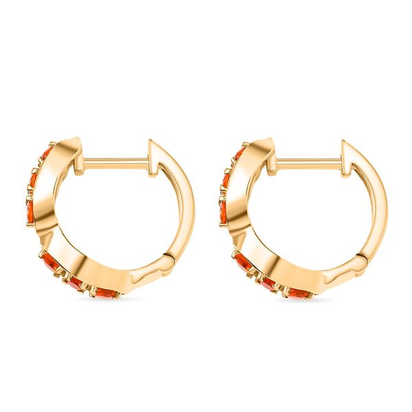 D'Joy AAA Blaze Feueropal Ohrringe - 0,56 ct. image number 4