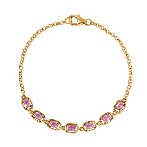 Ilakaka Rosa Saphir Armband - 1,85 ct. image number 0