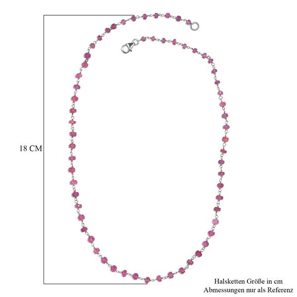 Blush afrikanische Rubin-Halskette image number 6