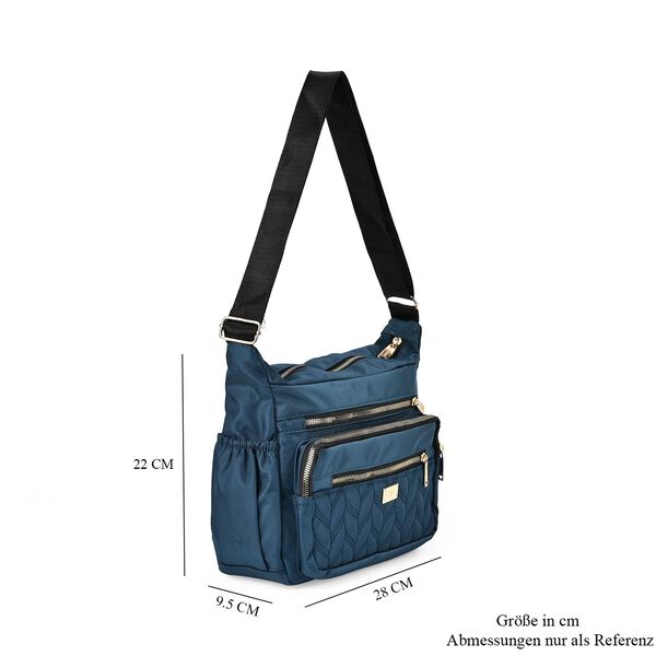 Oxford Side bag, blau image number 8