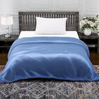 Bambus-Bettdecke mit Steppung, temperaturausgleichend, hypoallergen, mit 100?% Bambusfüllung, 135x200?cm, blau