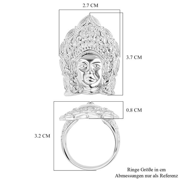 Royal Bali Kollektion- Anhänger und Ring mit Bali-Prinzessinnen-Motiv image number 6