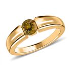AA natürlicher, goldener Tansanit-Ring - 0,57 ct. image number 3