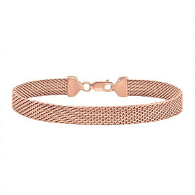 925 Silber rosévergoldet Armband ca. 19 cm ca. 6,15g