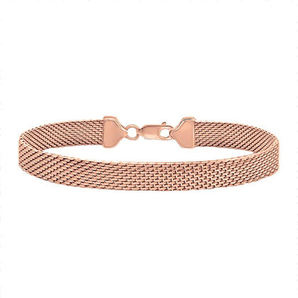 925 Silber ros&eacute;vergoldet Armband ca. 19 cm ca. 6,15g