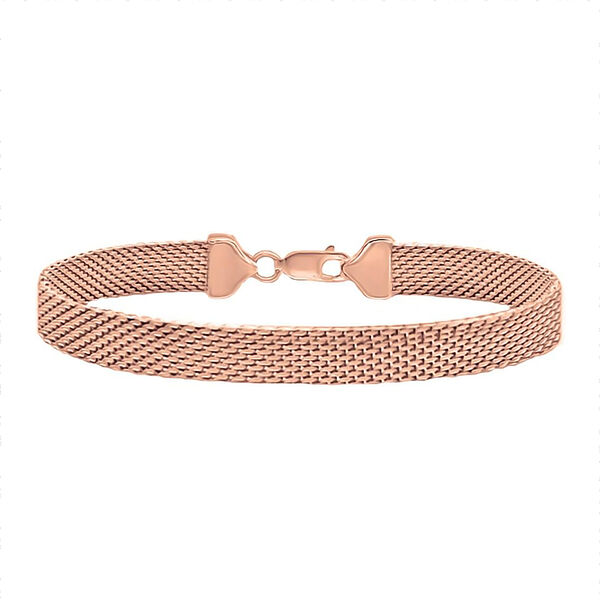 925 Silber ros&eacute;vergoldet Armband ca. 19 cm ca. 6,15g