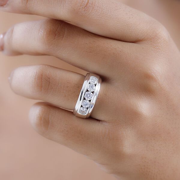 Moissanit Ring - 1,16 ct. image number 9