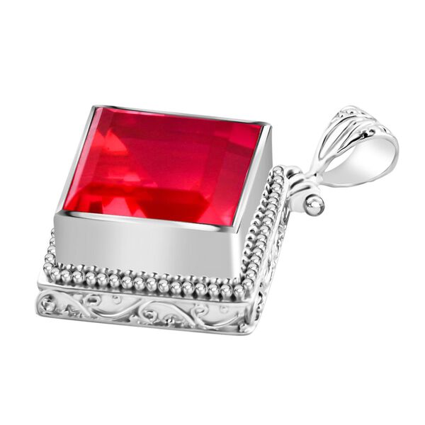 Royal Bali Kollektion - Padparadscha Triplett Quarz Anh&auml;nger - 18,65 ct. image number 3