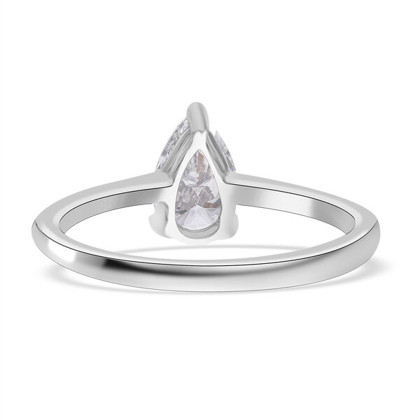 Lab Grown Diamant VS Ring, IGI Zertifiziert, 585 Wei&szlig;gold (Gr&ouml;&szlig;e 17.00) ca. 1.00 ct image number 2