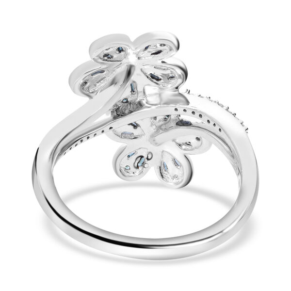 Blauer Diamant Ring, ca. 0.33 ct image number 1