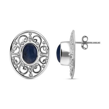 Royal Bali Kollektion - Kyanit Ohrringe 925 Silber ca. 3.20 ct