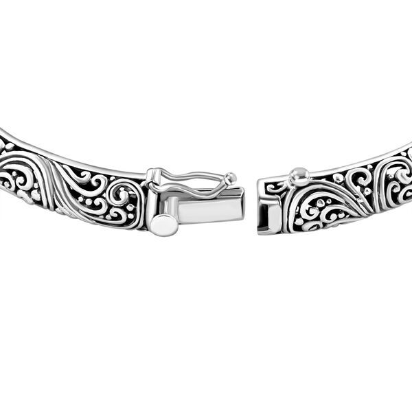 Royal Bali Kollektion - 925 Silber Armreif, ca. 18cm, ca. 36,00g image number 6