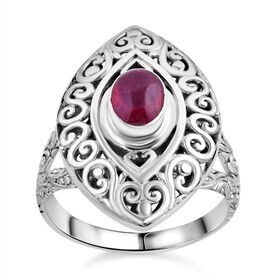 Royal Bali Kollektion- afrikanischer Rubin-Ring - 1,98 ct.