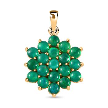 AA gr&uuml;ner, &auml;thiopischer Welo Opal-Anh&auml;nger - 2,95 ct.