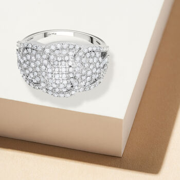 Wei&szlig;er Diamant-Ring - 1 ct.