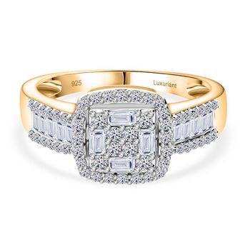 LUXURIANT SGL zertifizierter VS-EF Labor Diamant Ring - 1 ct.