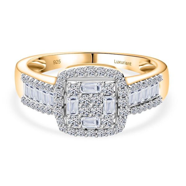 LUXURIANT SGL zertifizierter VS-EF Labor Diamant Ring - 1 ct.
