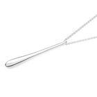 Lucy Q Drop Kollektion - Halskette, ca. 40-60 cm, 925 Silber rhodiniert, ca. 17,22g