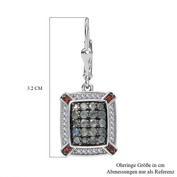 AA Alexandrit, Kaffee und weißer Zirkon Anhänger mit 45cm Kette - 2,40 ct. image number 7