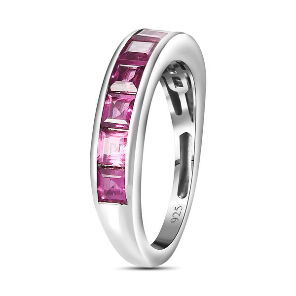 Rhodolith Granat Ringe 925 Silber platiniert (Gr&ouml;&szlig;e 16.00) ca. 1,73 ct image number 5