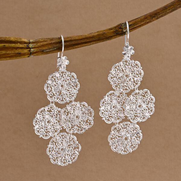 D'Joy 925 Silber Ohrringe 7,60g image number 1