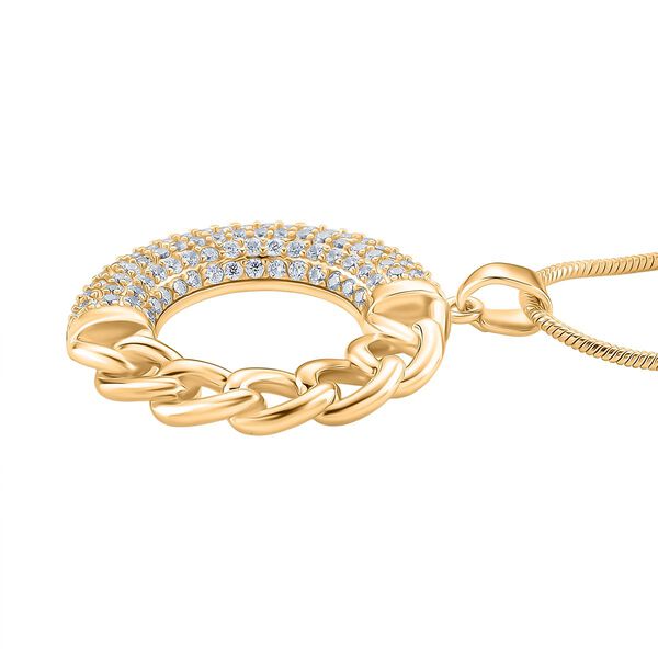 Weißer Zirkonia Schmuckset Nickelfreies Messing 0.30 ct image number 2