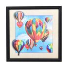 Realistisches 5D Heißluftballon-Gemälde, Größe 43,5x43,5x1,2 cm, Mehrfarbig