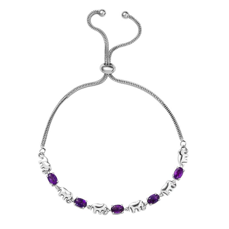 Flexibles afrikanisches Amethyst-Armband, 25,5 cm - 2,25 ct. image number 0