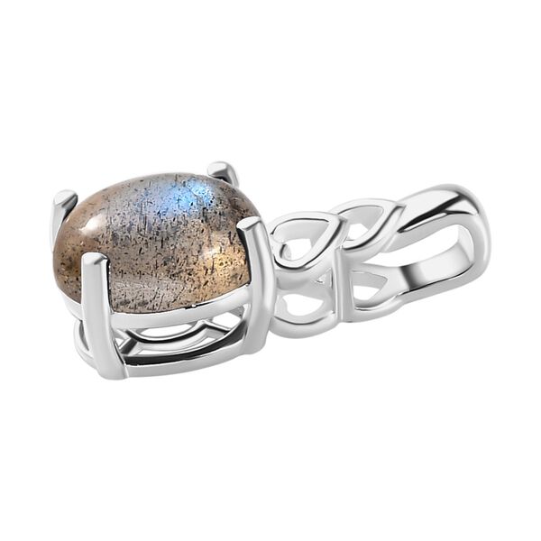 Labradorit Ring und Anh&auml;nger, 925 Silber ca. 2,65 ct image number 7